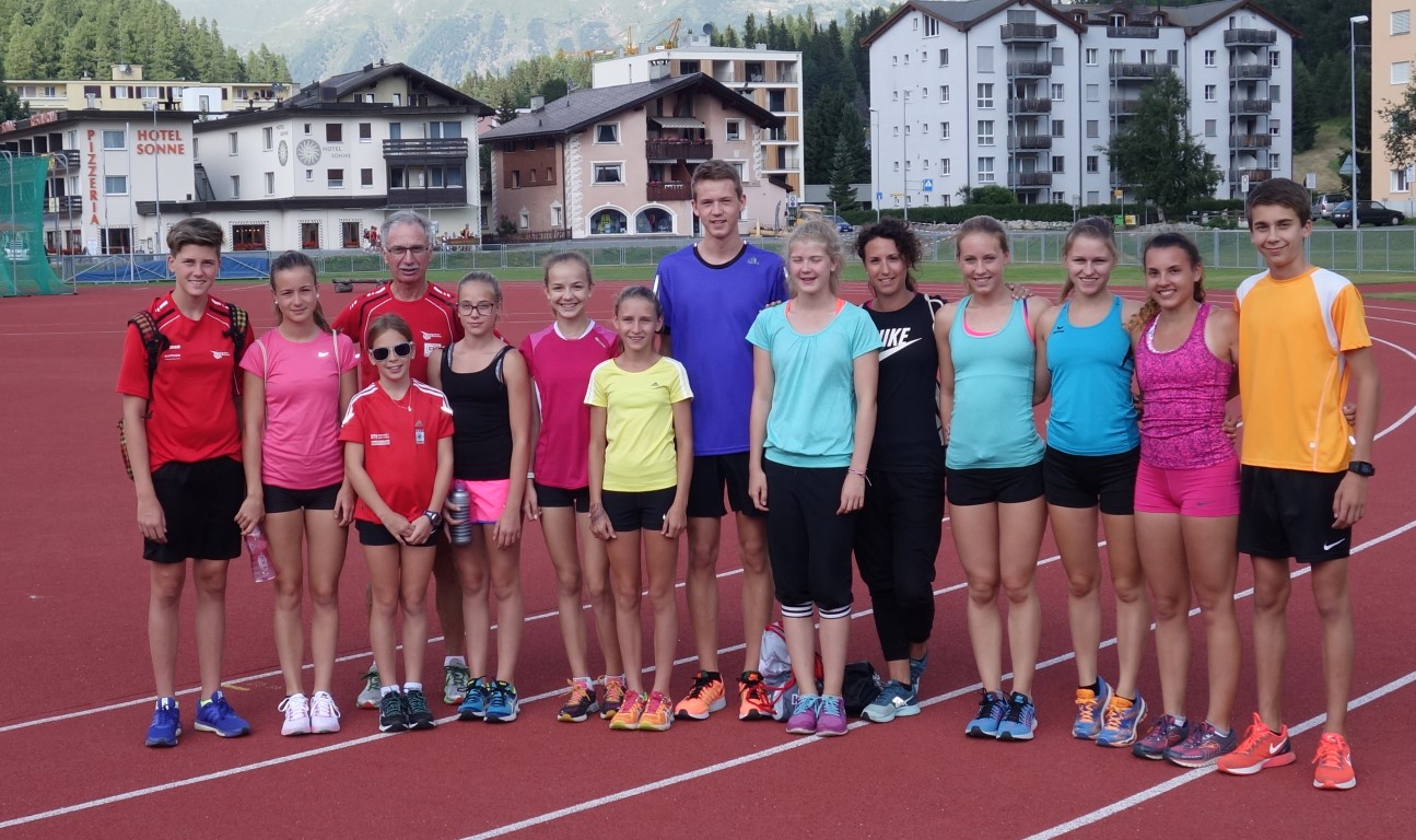 Trainingslager in St. Moritz 2015 Erster Tag